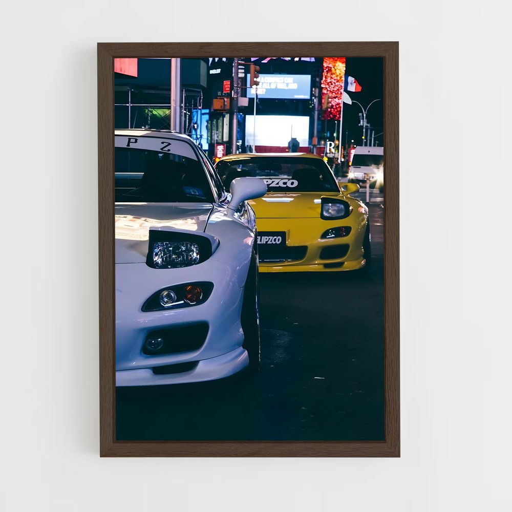 Poster Neon Drift – affiche Mazda (vue 5)